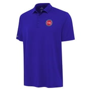 Men's Antigua Blue Detroit Pistons Reprocess Polo